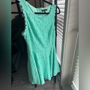 Cute Seafoam Lace Dress